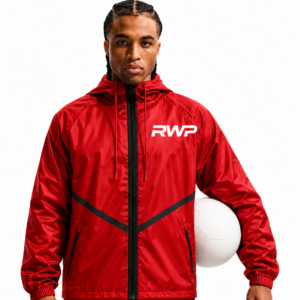 navy windbreaker jacket | rwp performance athletic sports jacket