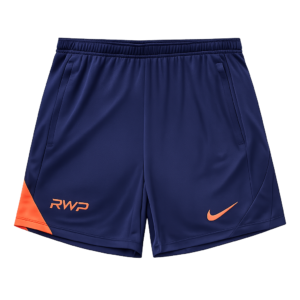 navy football training shorts | rwp performance sports shorts