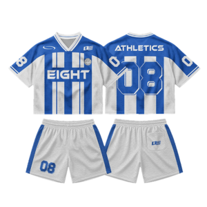 sky blue football kit set