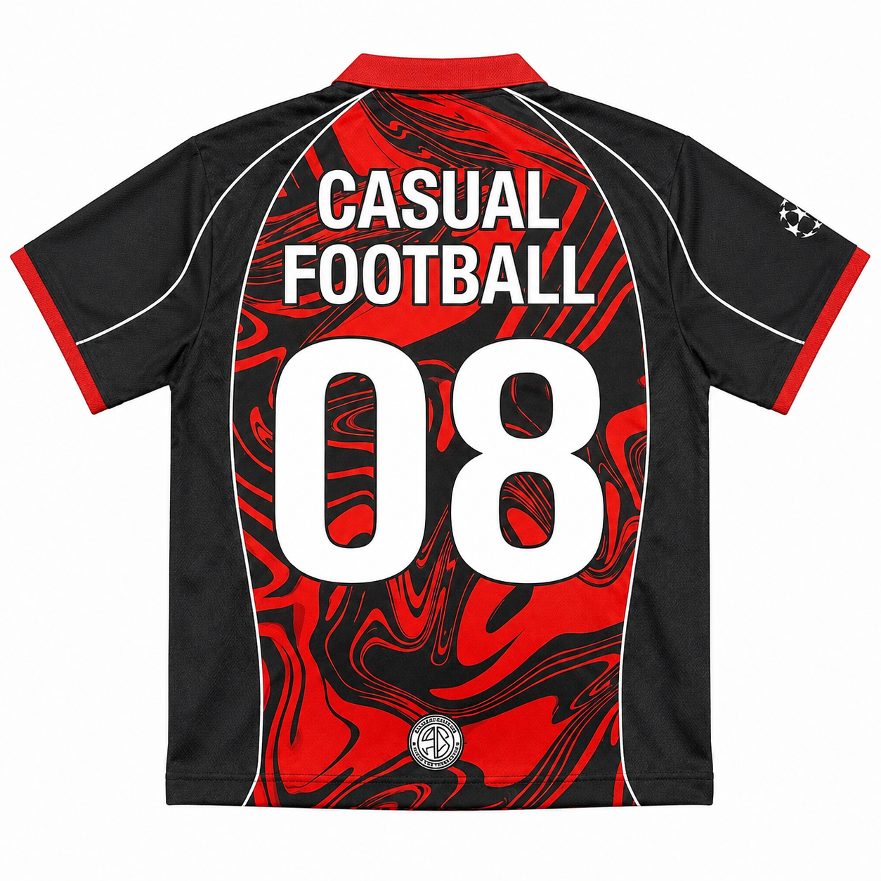 Casual Football Polo jersey shirt - Image 2