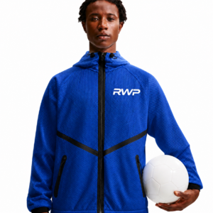 RWP Royal Blue Mesh Tech Training Hoodie | Football Track Jacket