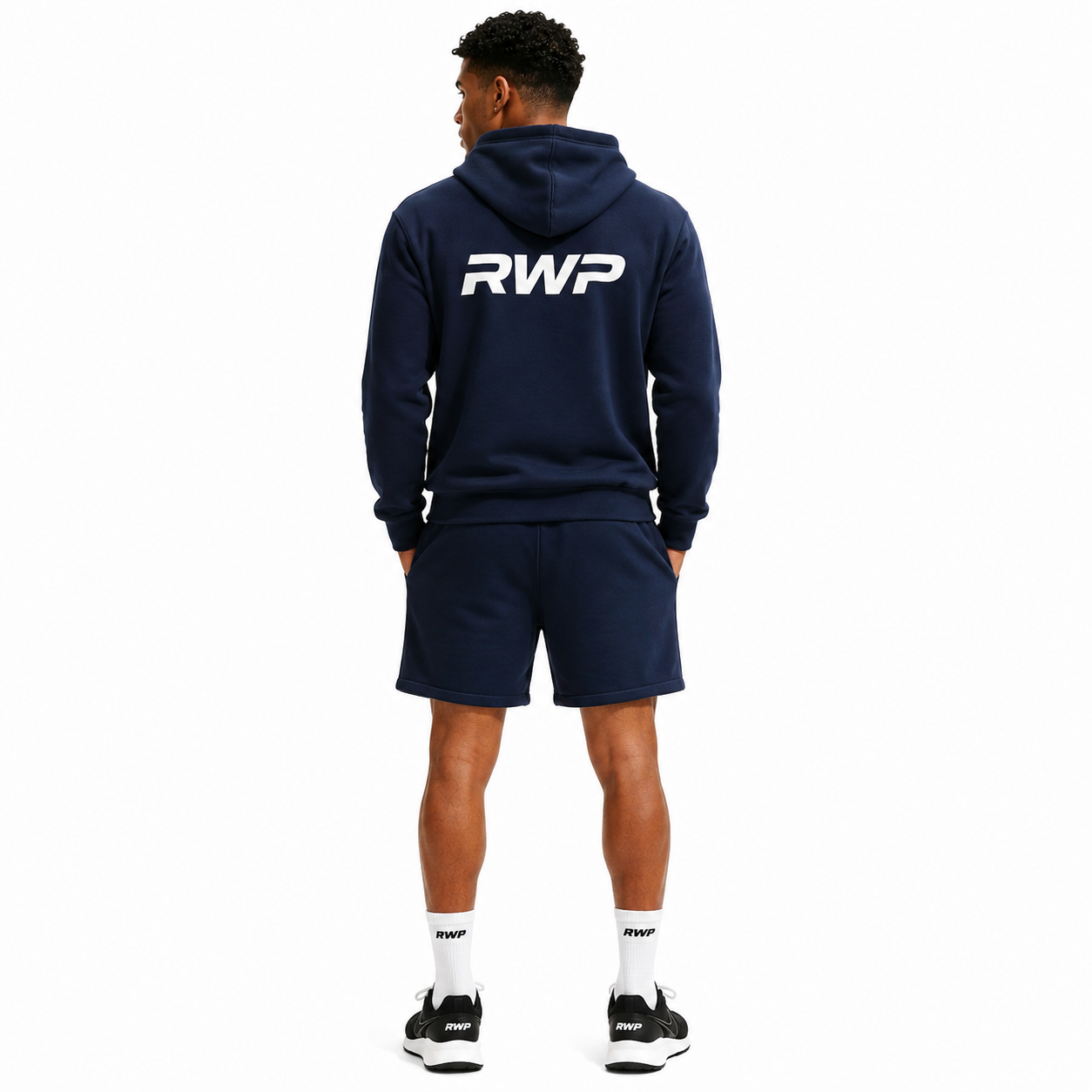RWP Core Heavyweight Fleece Hoodie & Sweat Shorts 2-Piece Lounge Set - Image 2